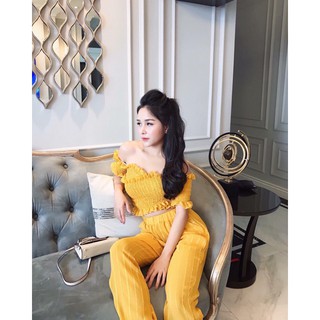 Áo đắp chéo nhún