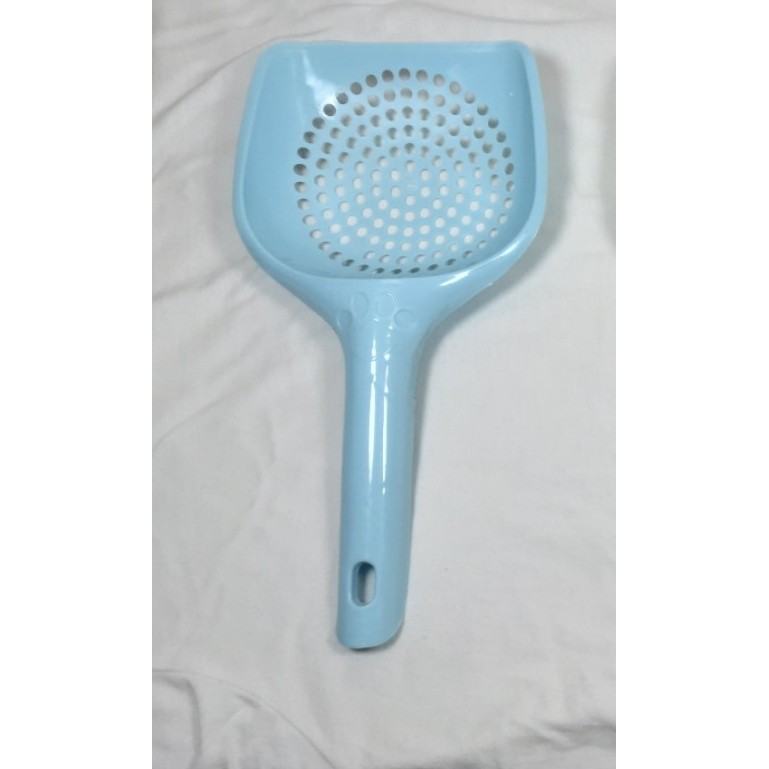 XẺNG XÚC CÁT VỆ SINH CHO MÈO Dọn vệ sinh phân cho mèo Thiết kế in dấu chân ở cán xẻng Dài 25cm - Pet shop Uytinpro