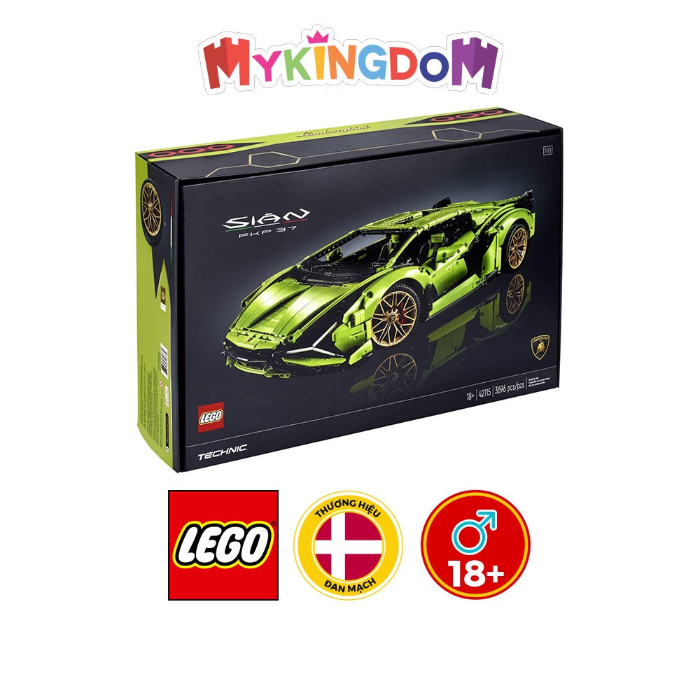 Đồ Chơi Lắp Ráp LEGO TECHNIC Siêu Xe Lamborghini Sian FKP 37 42115 Cho Bé Trên 12 Tuổi