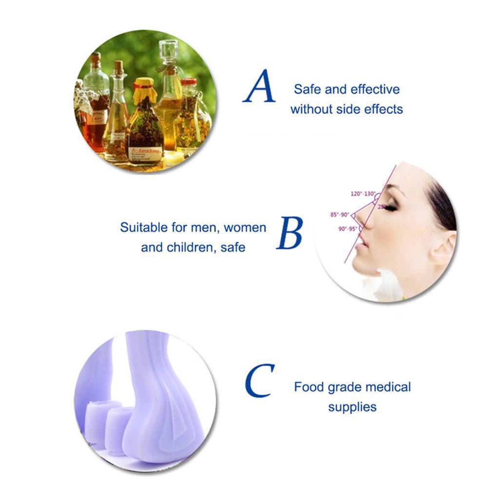 Kẹp Nâng Mũi Bằng Silicone Gọn Nhẹ Chống Nước