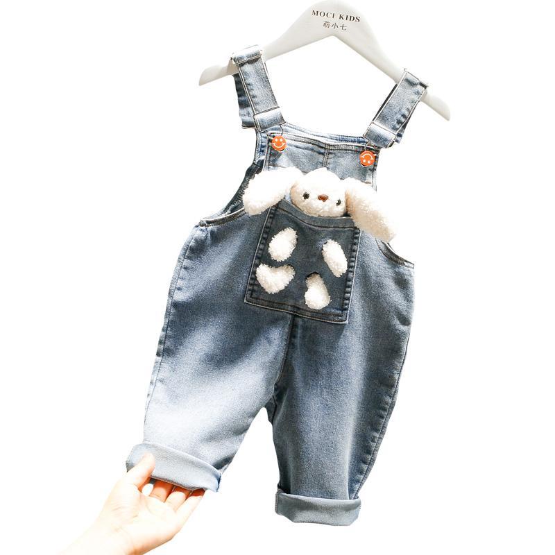 2021Bộ Quần Yếm Bé Gái Mùa Thu Mẫu Mới Quần Dài Bé Gái Nổi Tiếng Trên Mạng Denim Áo Sơ Mi Bé Gái Dễ Thương Thời Trang Hàn Quốc | BigBuy360 - bigbuy360.vn