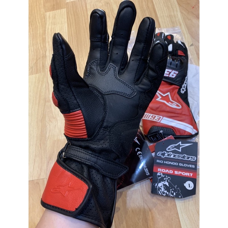 Găng tay da cổ dài Alpinestar Twin Ring