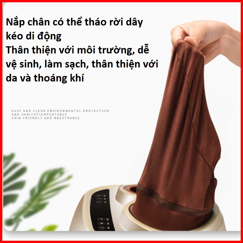 Máy massage chân bấm huyệt Tosiko, máy massage chân 360 độ, thư giãn, giảm mệt mỏi, tích hợp sạc dự phòng - BH 12 tháng