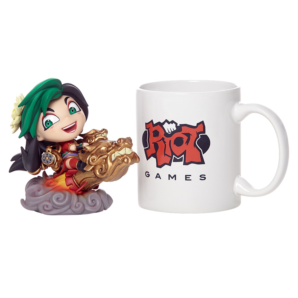 Mô hình LoL Jinx Pháo Hoa 11cm - Firecracker Jinx Figure Chibi - Mô hình LMHT Chính hãng Riot Games