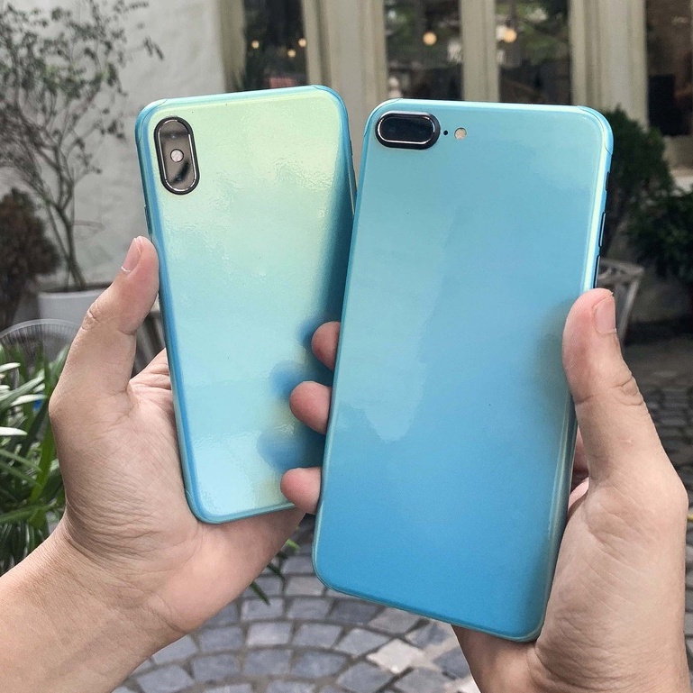 Tấm Dán Skin mặt sau Magic Coral Ocean Blue FULL VIỀN Cho 5 6 7 8 6plus 7plus 8plus X XS XR XSMAX 11 PRO MAX