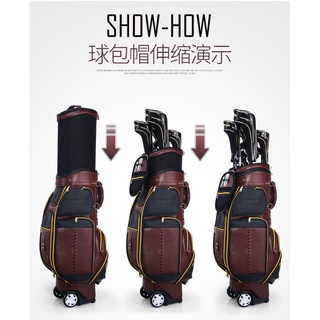 TÚI GẬY GOLF FULLSET - QB043 (DA CAO CẤP NẮP CỨNG)