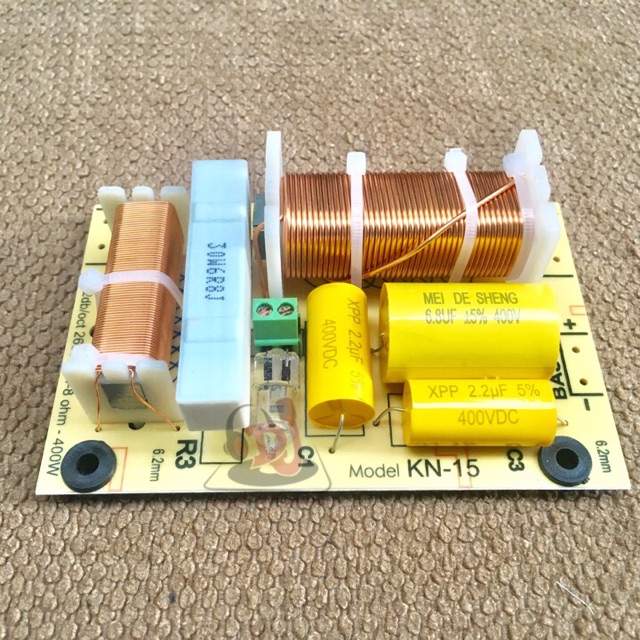 Mạch phân tần loa từ neo array loa full đơn KN 15 loa 1 bass 1 treb neo 01 cái, phân tần loa full đơn kn15