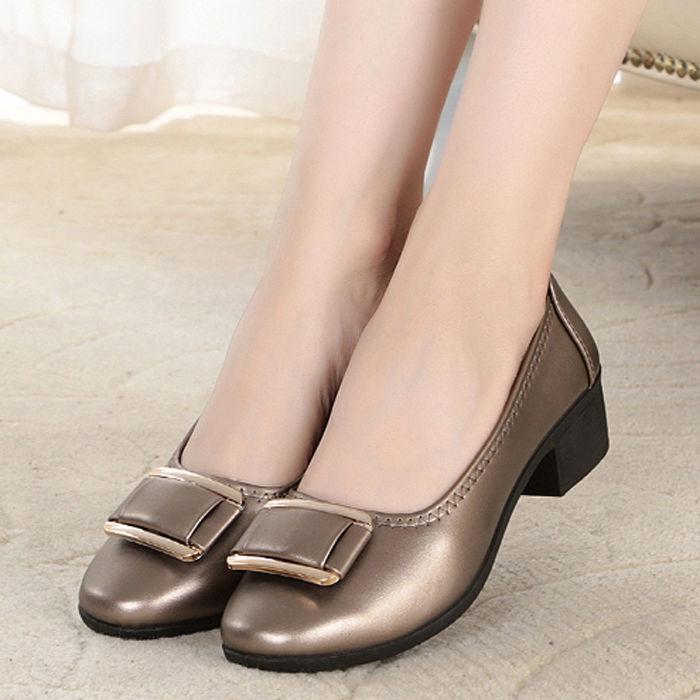 Giày Búp Bê Đế Mềm Chống Trượt Thời Trang Cho Phụ Nữ Trung Niên