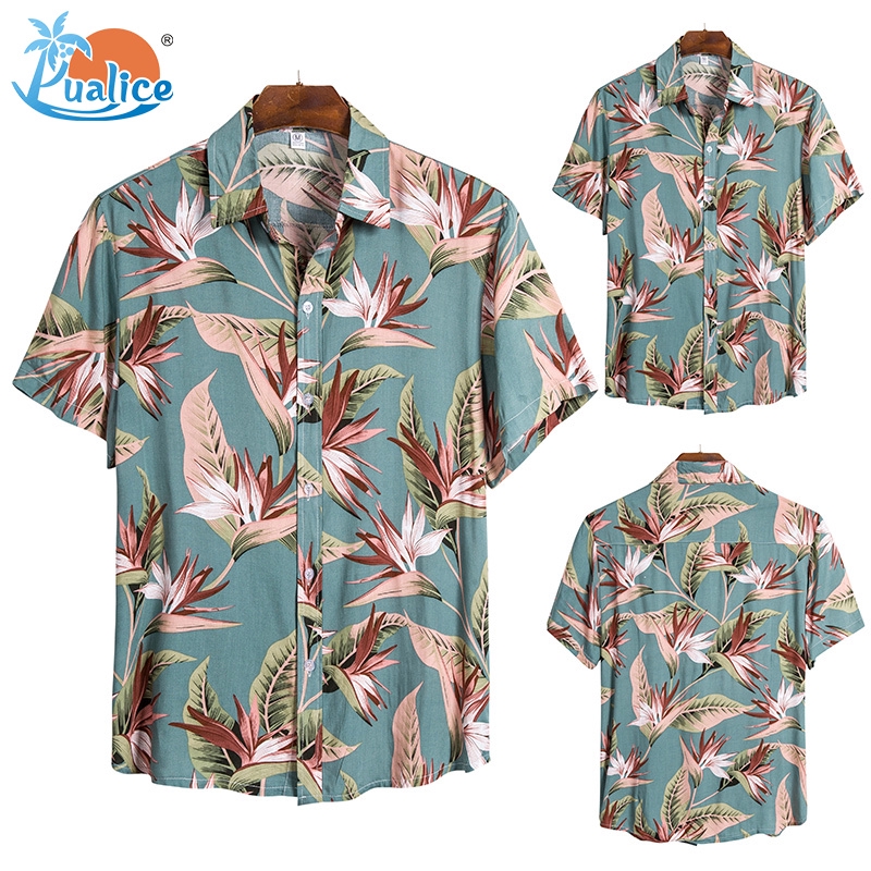 Short Sleeve Printable Shirt Hawaii 2020 Men's Fashion Blouse Floral Short Sleeve Blouse Shirt Men Short Sleeve Shirt343 | BigBuy360 - bigbuy360.vn