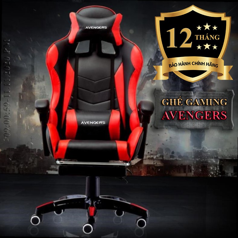 Ghế Gaming Avengers hàng nhập khẩu nguyên chiếc kèm chức năng Massage lưng cao cấp. Mã BG-02 , BG-01