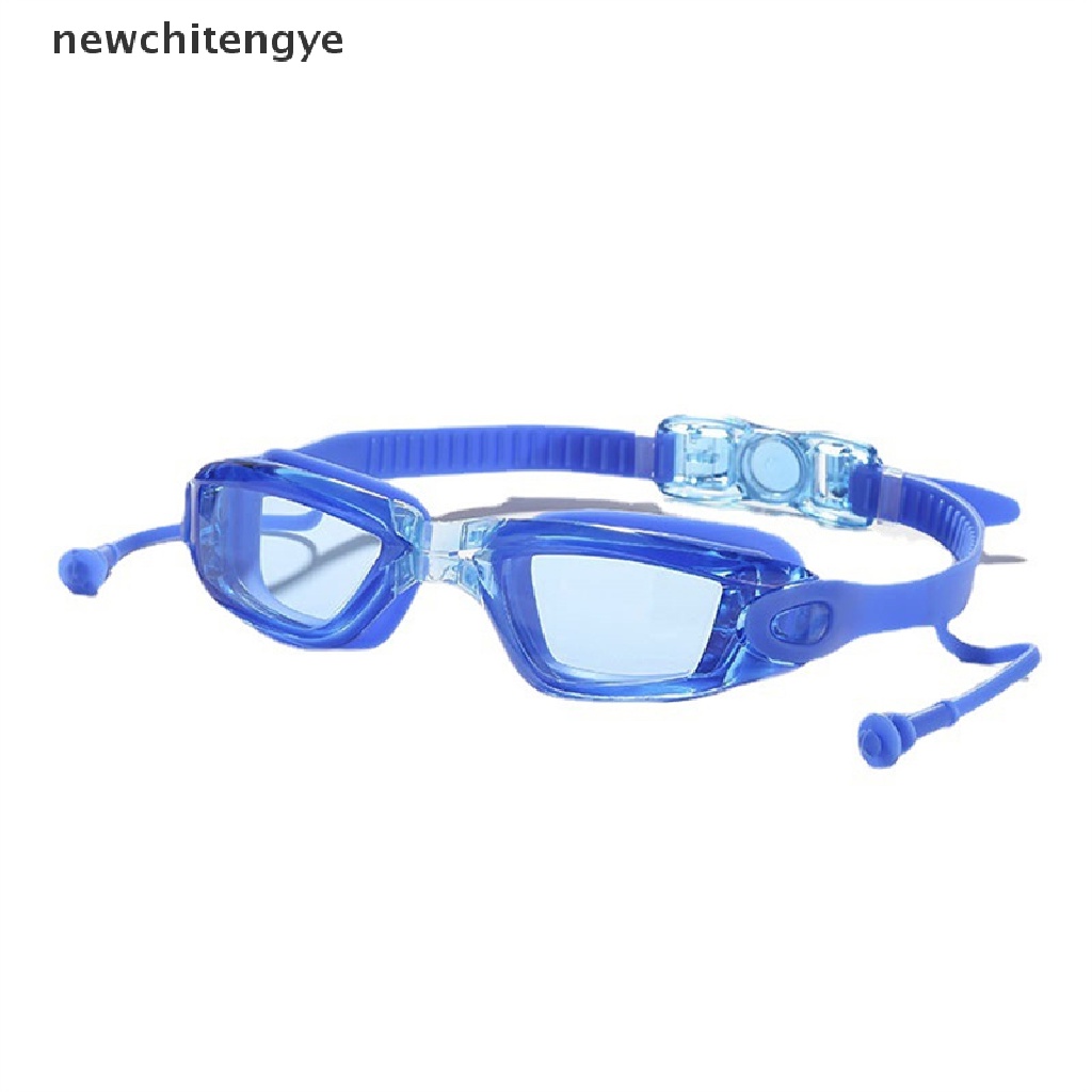 Kính Bơi Chuyên Nghiệp Bằng Silicone Chống Thấm Nước Chống Sương Mù Kèm Nút Bịt Tai