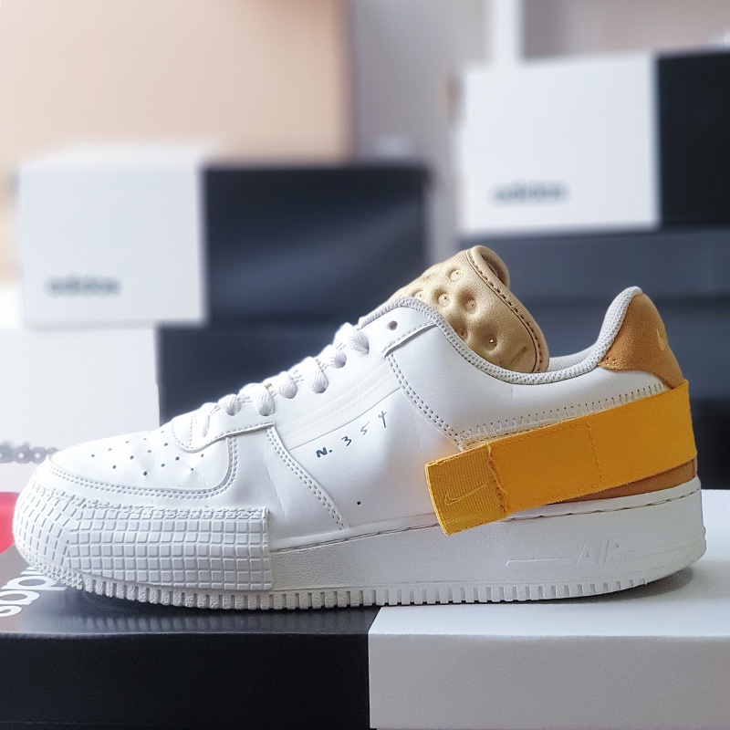 Giày Nike Air Force 1 Type White Gold, size 44.5, real 2hand