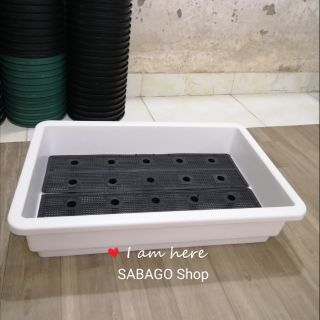 Chậu nhựa trồng rau cỡ lớn rộng 42 dài 67cm bền đẹp