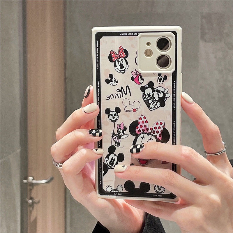 Ốp điện thoại mềm in hình nhân vật hoạt hình thích hợp cho IPhone 11 12 13promax IPhone 7 8Plus X XS Dsx7