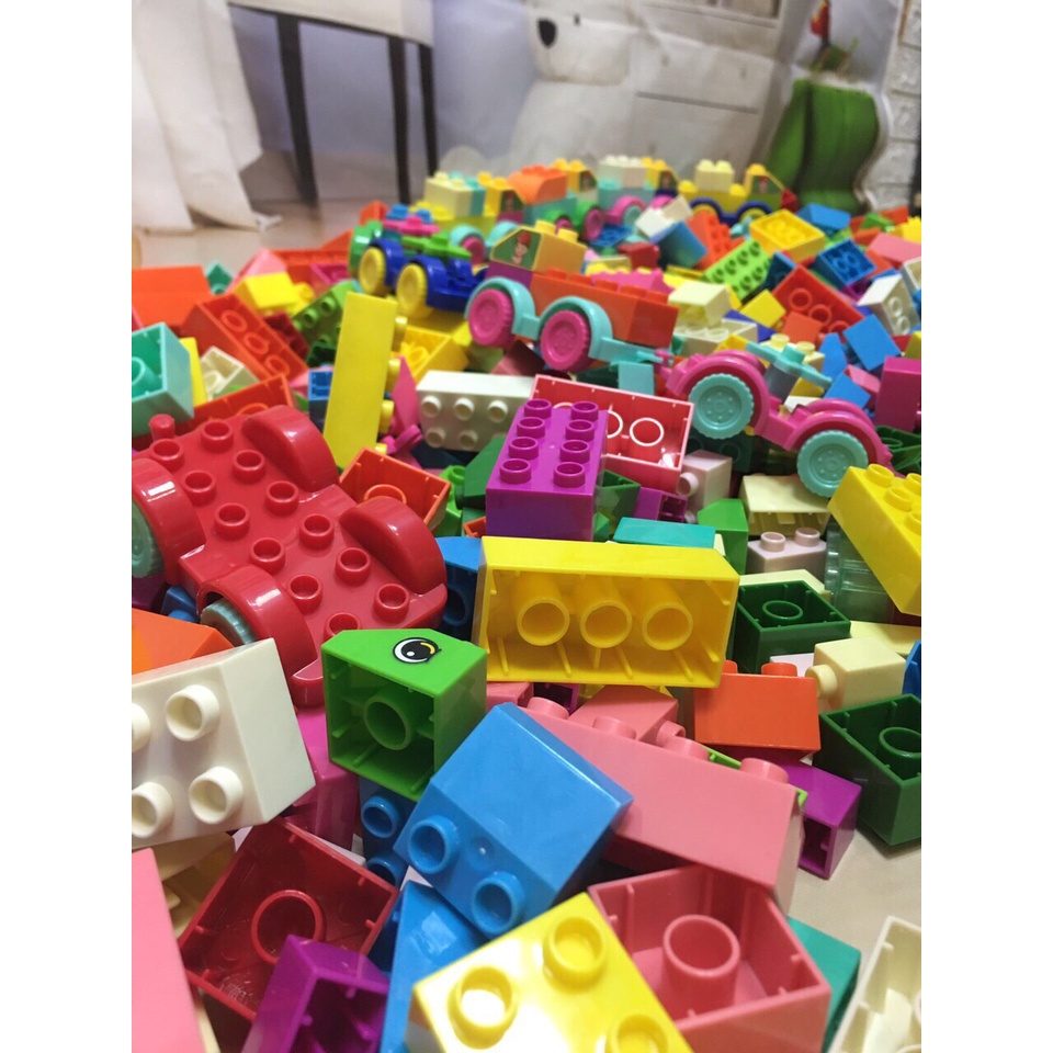 Đồ chơi xếp hình Bộ ghép hình cân cho bé sản xuất từ nhựa nguyên sinh ABS loại 1 - Trong lượng 1Kg