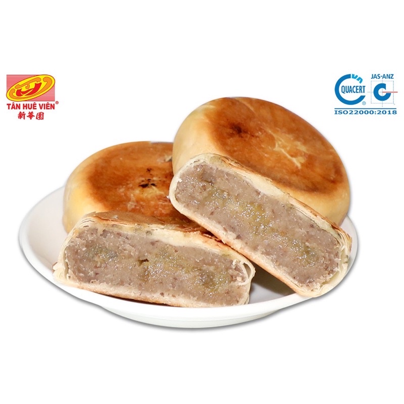 Bánh pía chay môn sầu riêng Tân Huê Viên