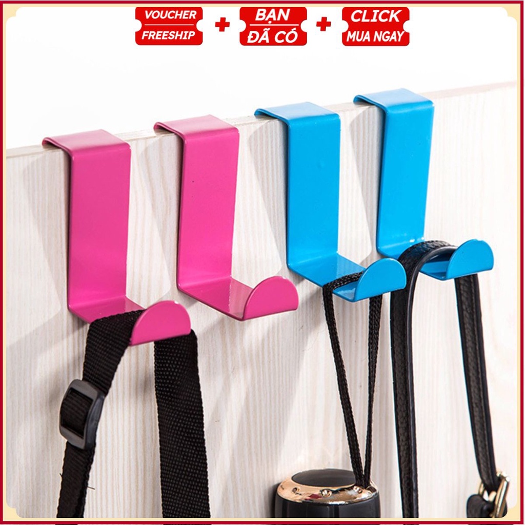 Móc Treo Quần Áo Mũ Túi Xách Sau Cánh Cửa CHỮ Z - HÀNG DÀY X2 NHIỀU MÀU  - Móc Treo Kim Loại Đồ Cài Tủ