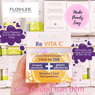 Kem dưỡng da ban đêm Floslek Re VitaC trẻ hóa, trắng sáng