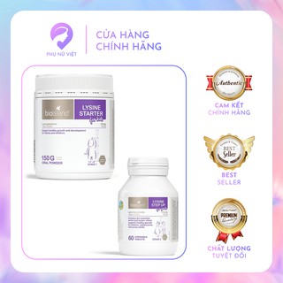 Bio Island Lysine tăng chiều cao - Lysine Starter / Lysine step up cho bé mẫu mới của Úc