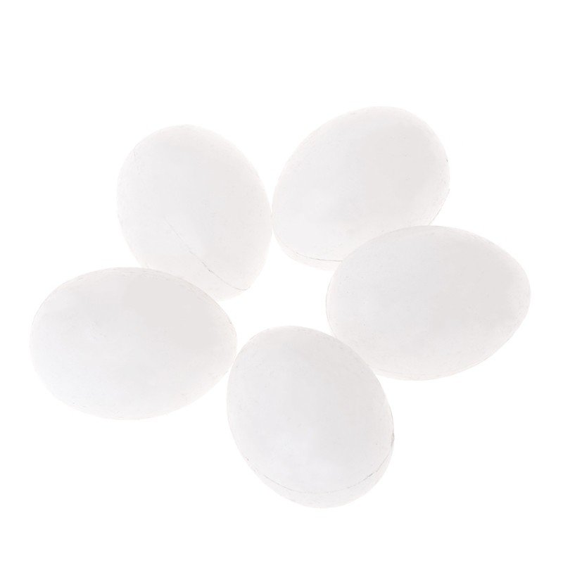 Set 5 quả trứng bồ câu giả bằng nhựa hỗ trợ cho ấp trứng