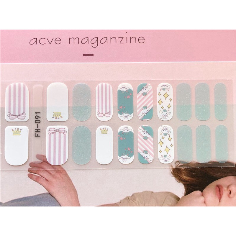 Set 20 Miếng Dán Acrylic Trang Trí Móng 3d Nghệ Thuật Dành Cho Phụ Nữ Diy
