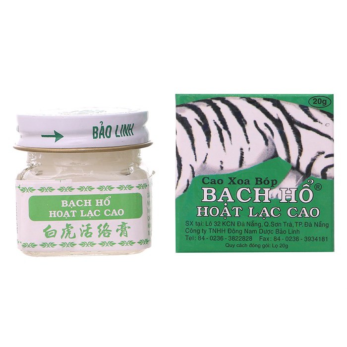 CAO BẠCH HỔ (BẠCH HỔ HOẠT LẠC CAO) 22G