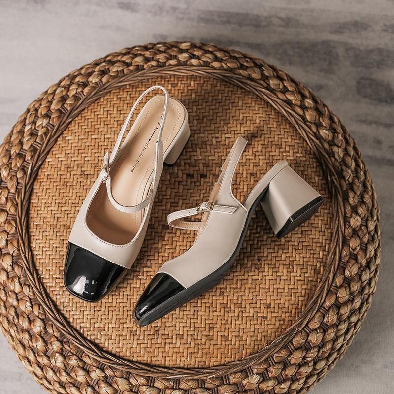 Giày cao gót hở gót