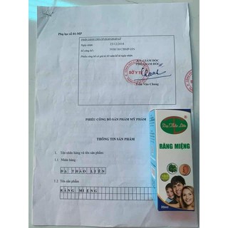 TD THƠM MIỆNG DẠ THẢO LIÊN 5ML