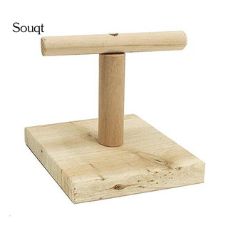 Cầu đứng bằng gỗ cho chim