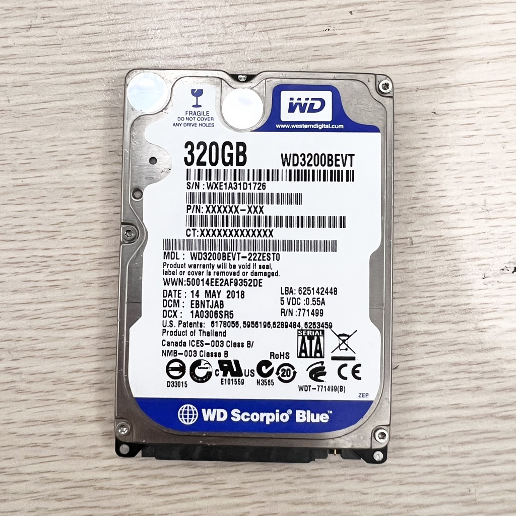Ổ cứng laptop 2.5 inch 1TB 500GB nhiều hãng ,Hàng chính hãng, Bảo hành 1 năm