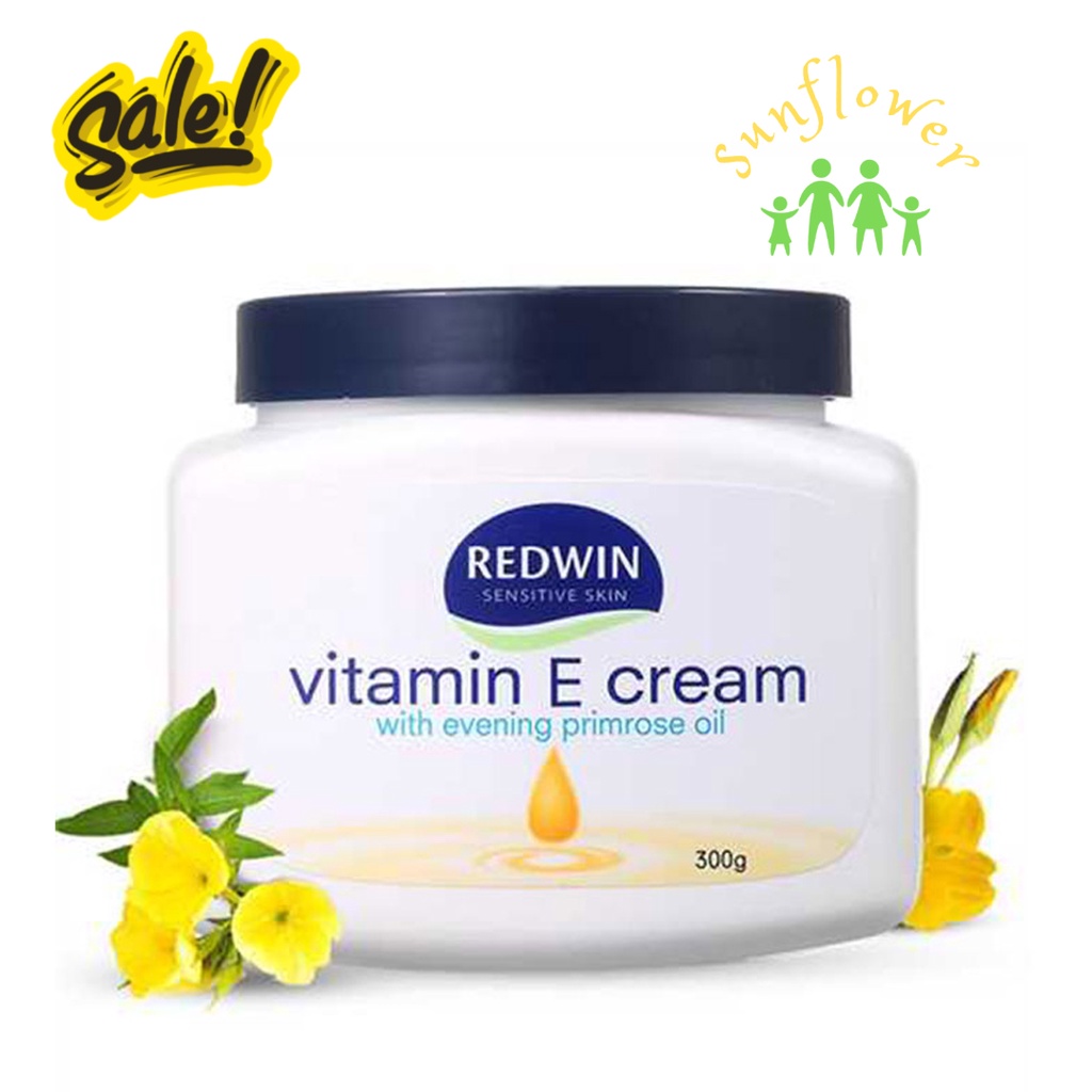 Kem dưỡng da vitamin E Redwin Cream hũ 300g của Úc