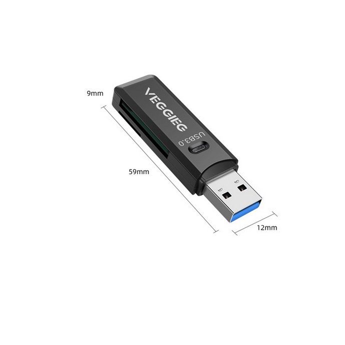 Đầu Đọc Thẻ Nhớ Usb 3.0 2 Trong 1 Micro Sd Sdxc Tf67000 | BigBuy360 - bigbuy360.vn