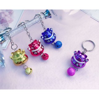 Móc khóa mèo chuông may mắn Maneki, mèo thần tài Nhật