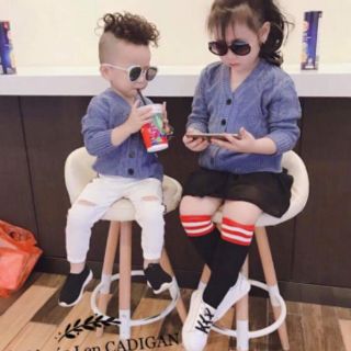 Áo khoác len trẻ em( xám)
