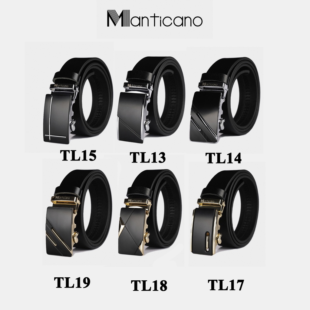 Combo thắt lưng và ví da nam Manticano da bò thật 100%, bảo hành 12 tháng