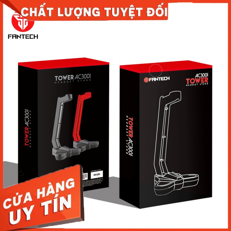 HÀNG CAO CẤP -  Giá đỡ tai nghe Game Thủ FANTECH AC3001 - Hãng Phân phối Chính Thức  - Hàng Cao Cấp