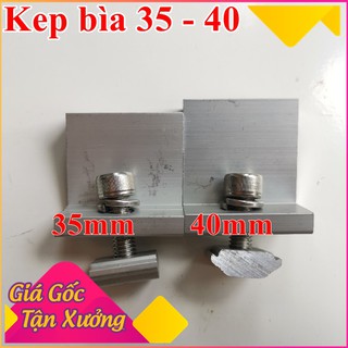 Kẹp cuối tấm pin năng lượng mặt trời 35mm-40mm-solar panel- Pát kẹp cuối