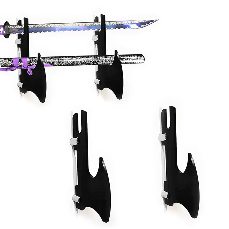 Giá Đỡ Kiếm Treo Tường 2 Tầng Cho Samurai Sword