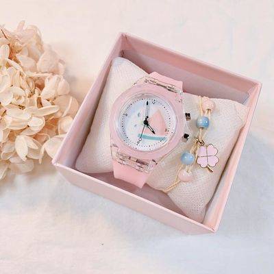 Đồng hồ trẻ em dễ thương sinh viên đơn giản không thấm nước phong cách đại học