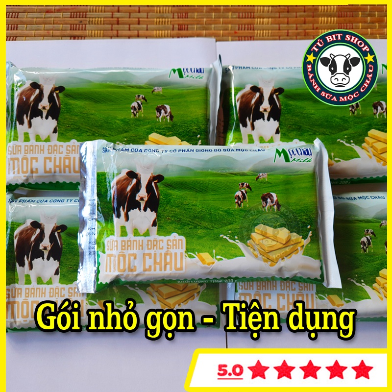 Combo 5 Bánh sữa Mộc Châu gói 200g