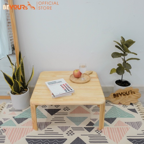 Bàn Trà Sofa Gỗ Cao Su Hiện Đại BEYOURs C Table Nội Thất Phòng Khách, Bếp Lắp Ráp Dễ Dàng