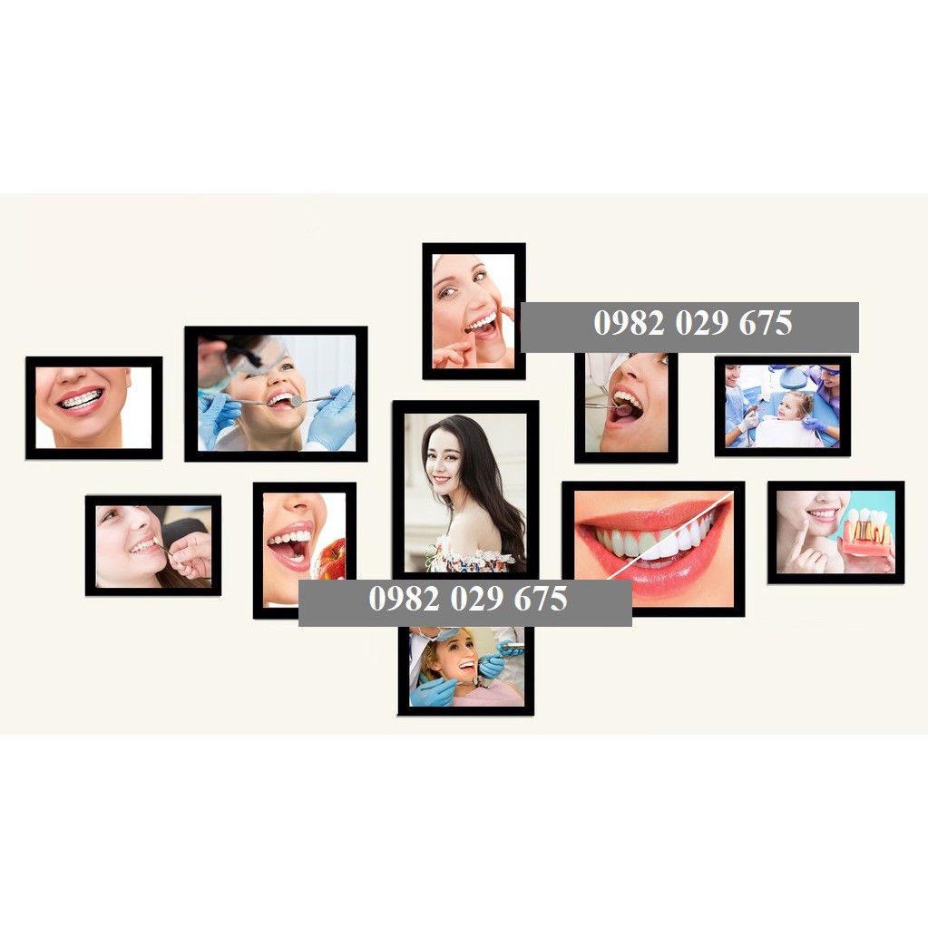 BỘ 11 TRANH NHA KHOA SIZE M