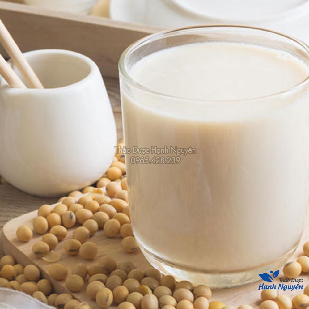 Hạt đậu nành 100g (Đỗ tương, giống thuần chủng không biến đổi gen, dùng làm sữa hạt, tàu hũ) - Thảo Dược Hạnh Nguyên