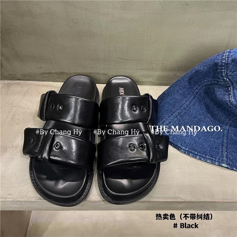 Dép 2 quai da by ChanghyDay ✌️