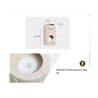 Dụng cụ lấy kem đánh răng tự động Ecoco 1703