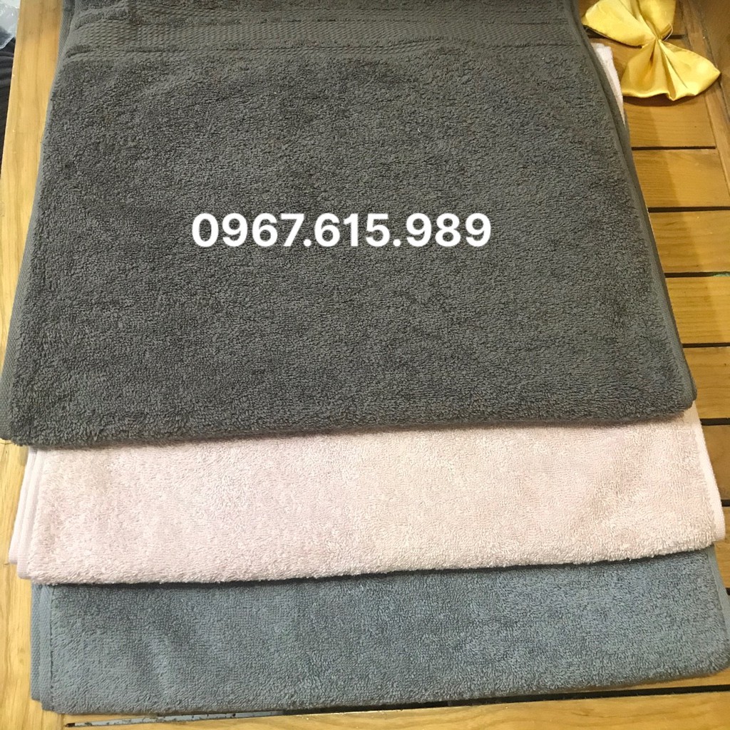 Khăn tắm, khăn gội cao cấp xuất Hàn cỡ trung, 100% cotton, kt 40x80 cm mềm mại, thấm nước cực tốt [Hàng VNXK]