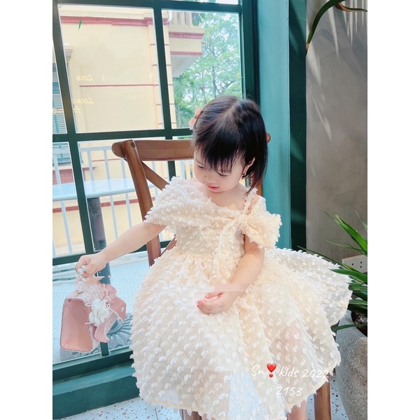 Váy đầm kiêu sa cho bé gái