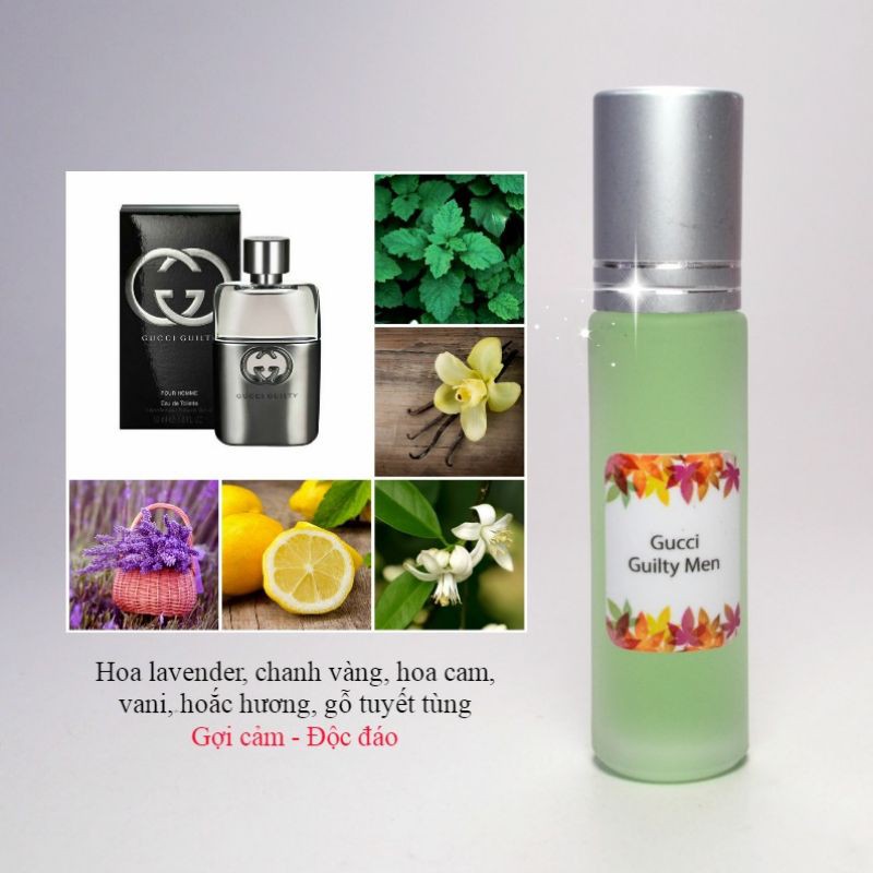 Tinh Dầu Nước Hoa Pháp Gucci Guilty for Men