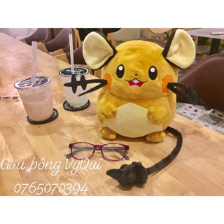 Gấu bông pokemon chuột Dedenne tròn ú