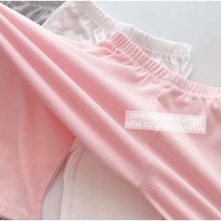 SÉT 4 QUẦN LEEGING DÀI COTTON CHO BÉ